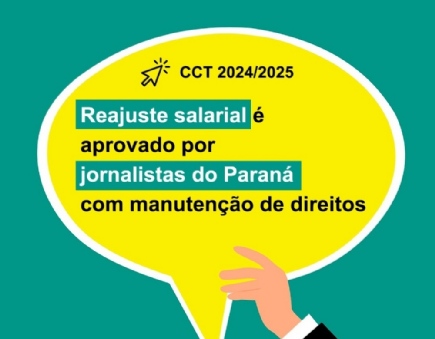 Reajuste salarial  aprovado por jornalistas do Paran com manuteno de direitos da CCT