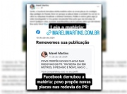 Meta remove publicao de jornalista que noticiava crticas ao pedgio no Paran